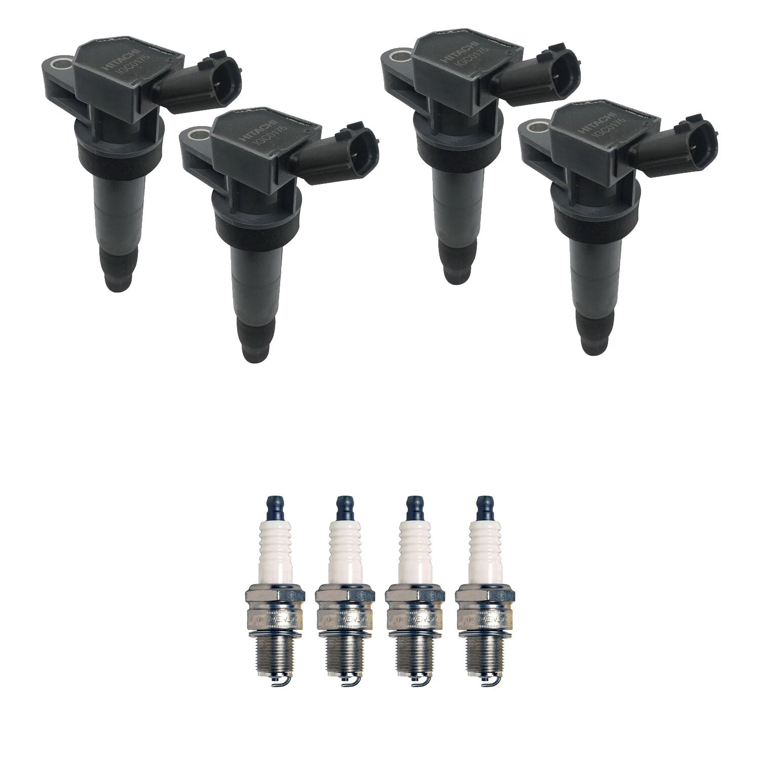 Set of 4 Ignition Coils & Spark Plugs for Kia Optima 2.4 Hybrid (2011–2015)