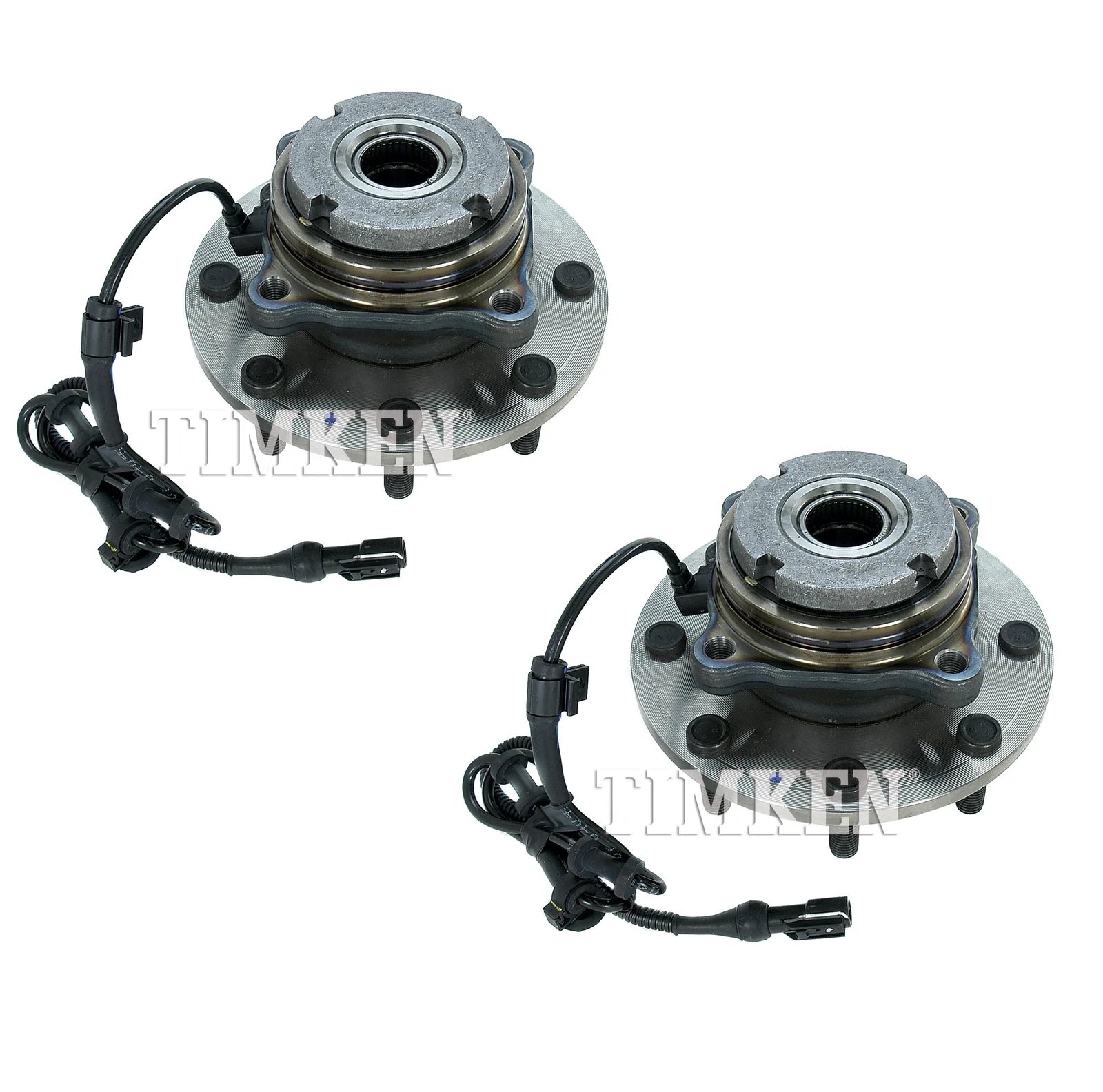 Set of 2 Timken Front Wheel Bearing Hub Kit for F-350 F-550 SD (2000–2007)