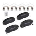 Set of 4 Front Ceramic Brake Pads for Hyundai Sonata (2015–2019) D1826