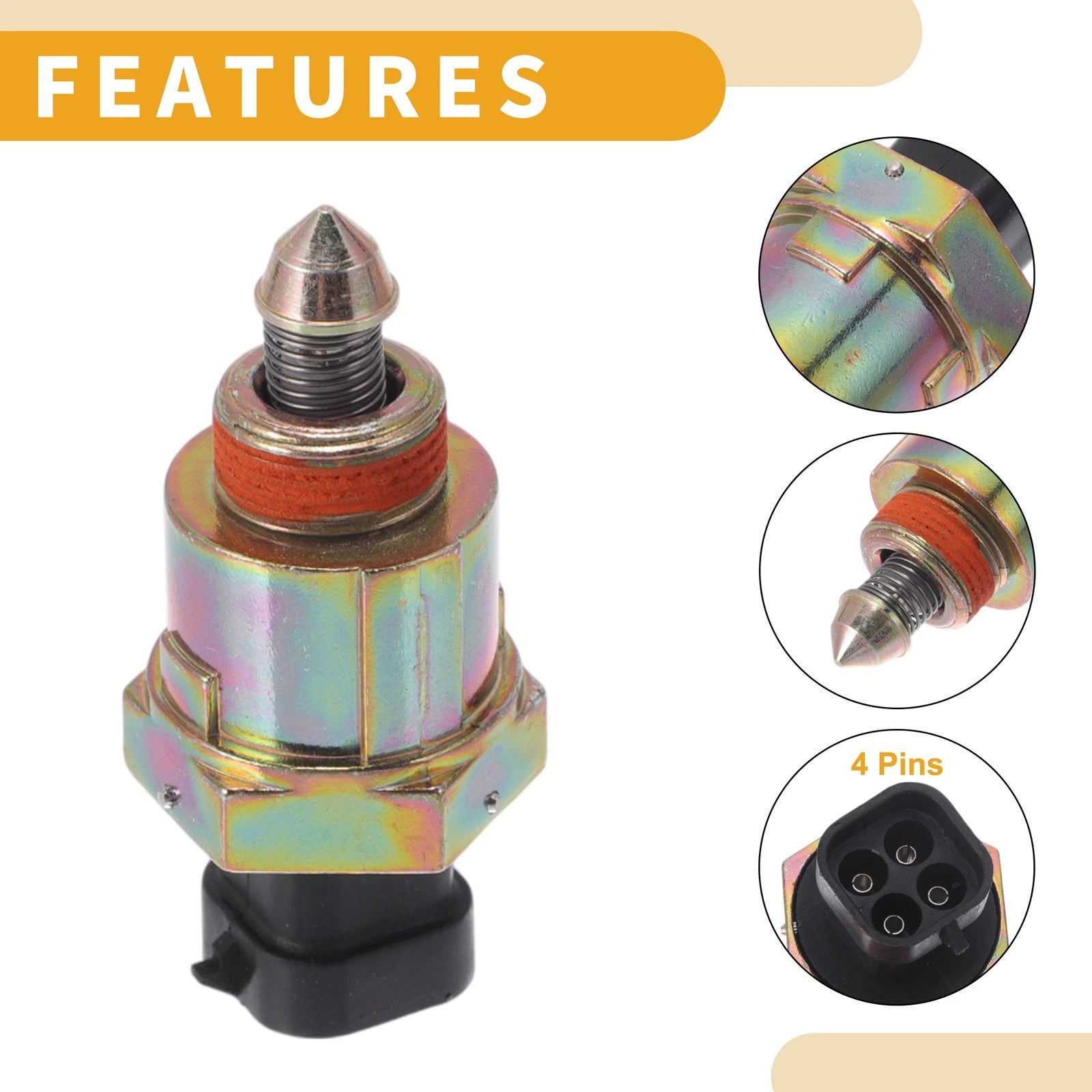 Idle Air Control Valve for Chevrolet Blazer (1987–1994) No. 17085051