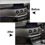 Dashboard Panel Cover Trim Strips for Kia Stinger (2018-2023) Black