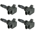 Set of 4 NGK Ignition Coils for Mazda 5 3 (2006–2010) 2.3L 2.5L L4