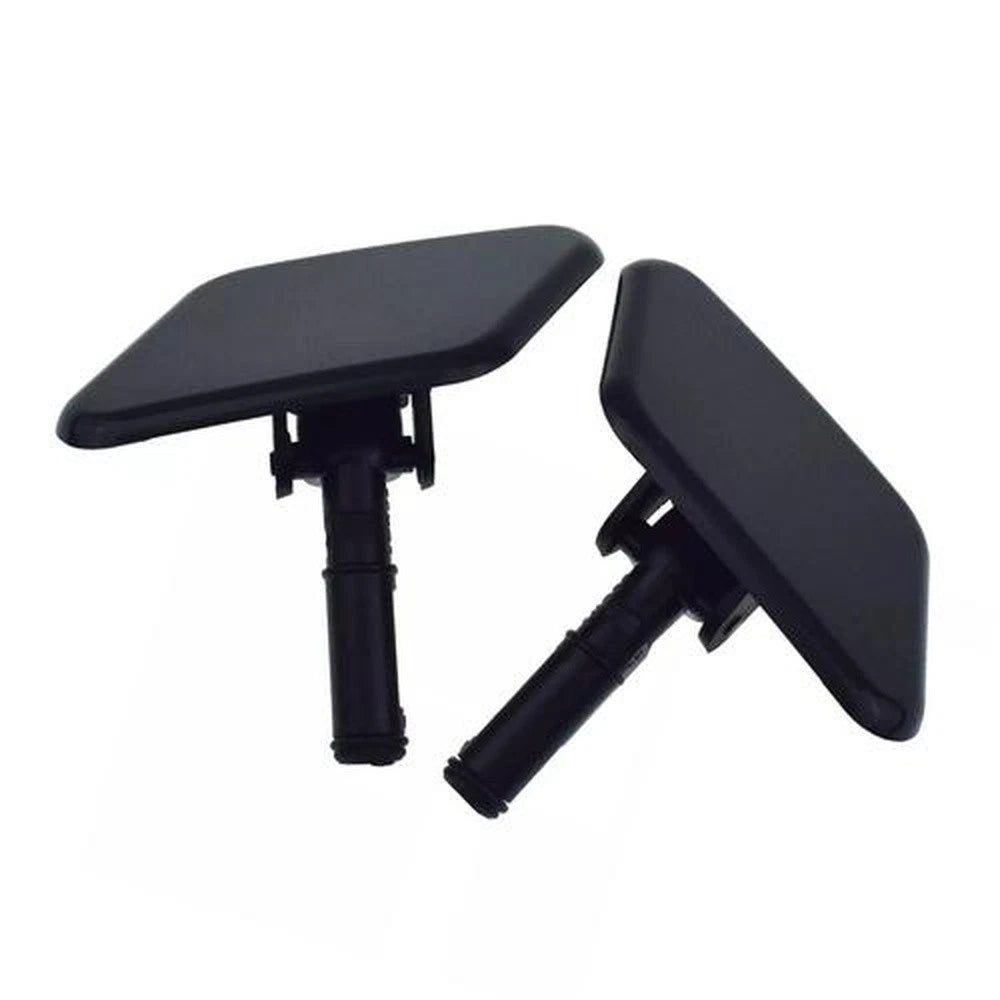 Headlight Washer Jet Caps Pair Black for Kia Sportage (2010–2016)