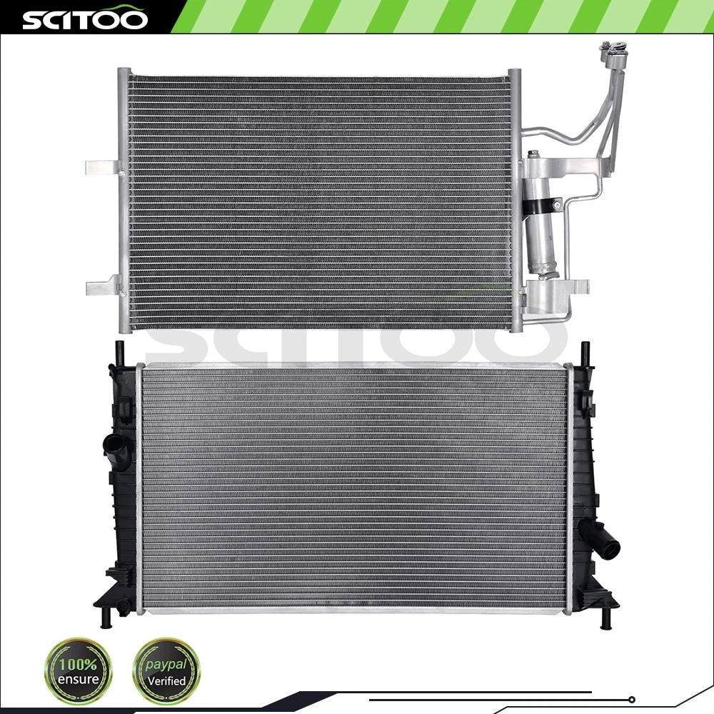 Radiator and A/C Condenser Kit for Mazda 3 (2004–2009)