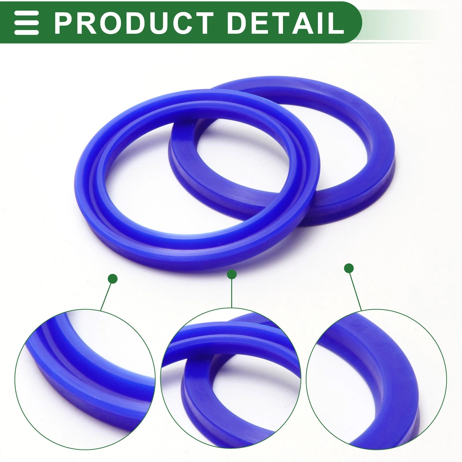 Set of 5 Oil Seal Ring 75x95x9mm for Rotary Shaft (High Pressure)