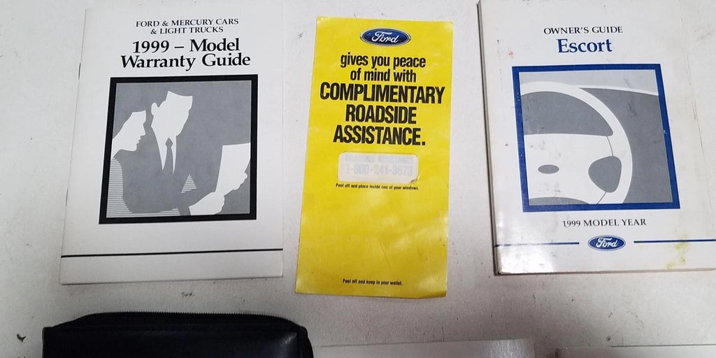 Owner's Guide for Ford Escort (1999) with Inserts OEM