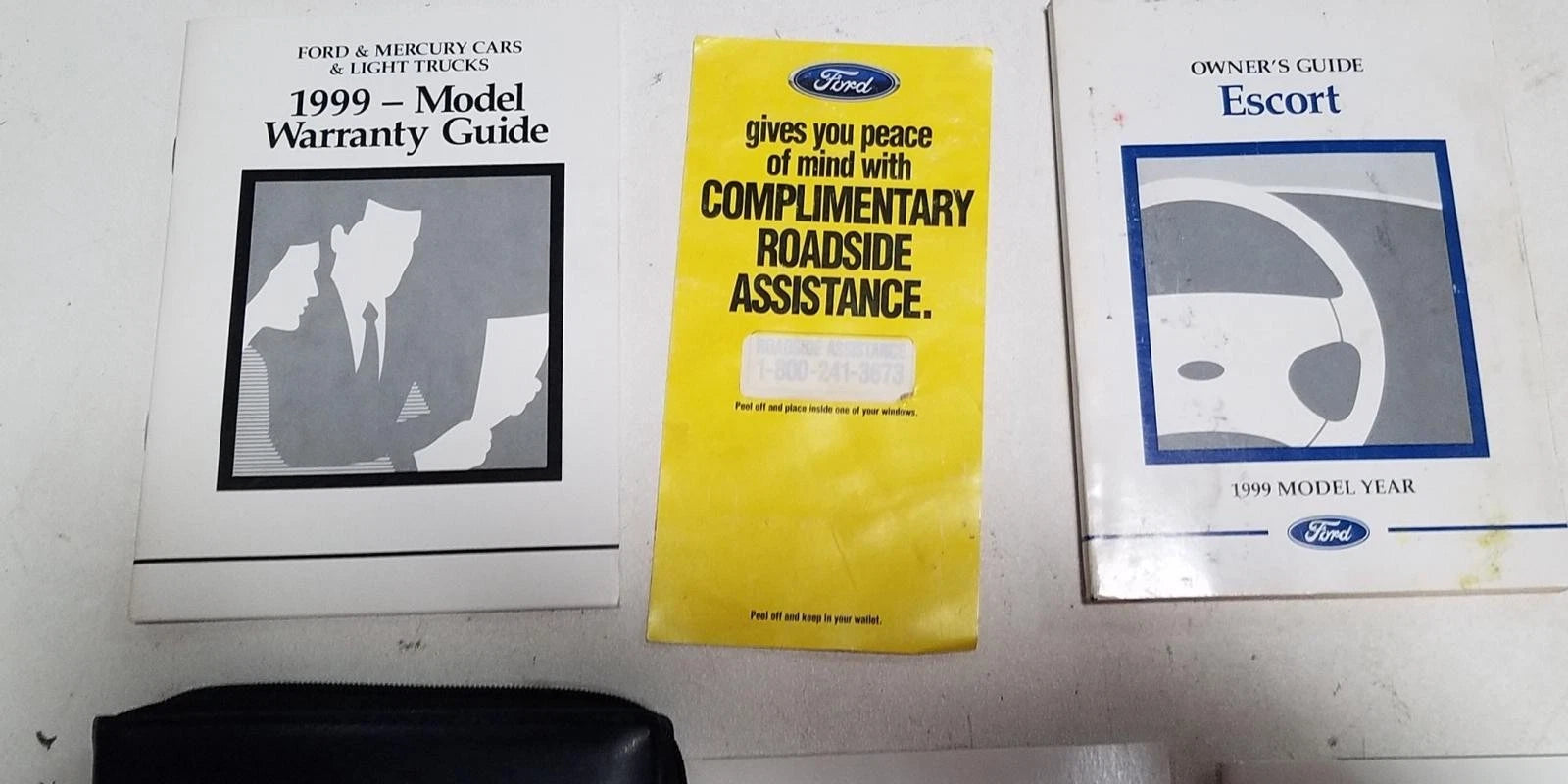 Owner's Guide for Ford Escort (1999) with Inserts OEM
