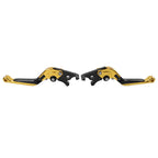 Extendable Brake Clutch Levers for Kawasaki Z1000 ZX6R  Gold (2007-2018)