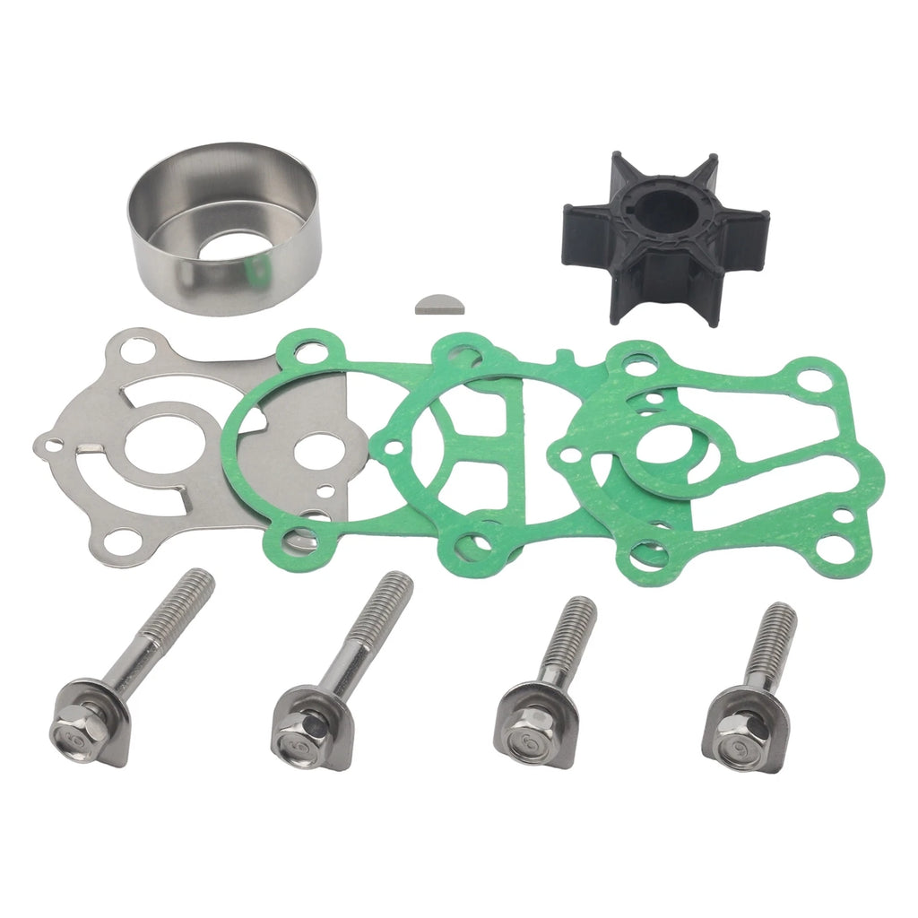 Water Pump Repair Impeller Kit for Yamaha 2-Stroke 25-30 HP Outboard (1990-2023)