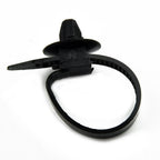 50x Nylon Push Mount Clip Wire Tie Zip Straps Pipe Cable Fastener Black