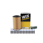 Wix Engine Oil Filter & Denso Spark Plugs Set for Mercedes C208 CLK55 W210 E55 AMG (1998–2006)