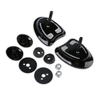 Black Tapered Fairing Mount Mirrors for Harley Touring FLHT FLHX (2014–2022)