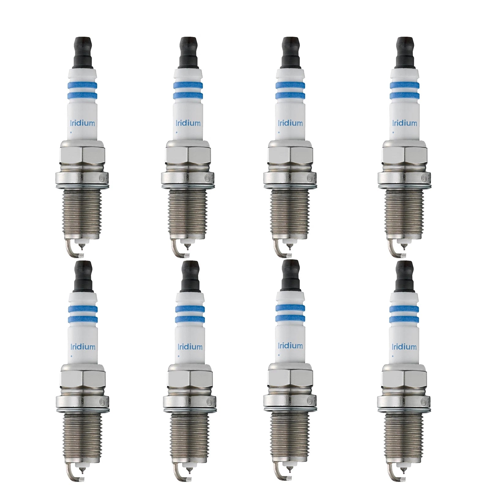 Set of 8 Spark Plugs for Chrysler Dodge Jeep 4.7L V8 (Bosch Double Iridium 9664)