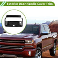 Exterior Door Handle Cover Trim for Chevrolet Silverado (2014–2017) Black