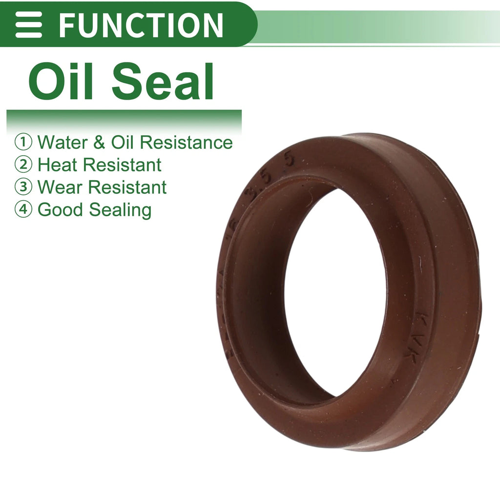 Set of 5 Oil Seal Rotary Shaft Seal FKM Rubber 12x16x3.5mm