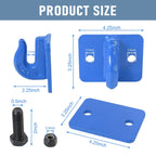 Set of 2 Heavy Duty Bolt On Grab Hooks for Loader Tractor Bucket