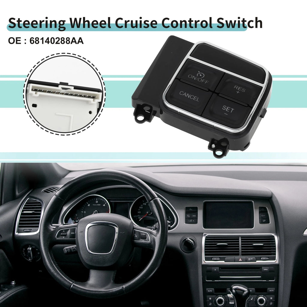 Cruise Control Switch Button for Dodge Dart (2013–2016) No. 68140288AA
