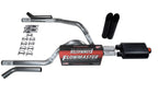 2.5" Dual Exhaust Kit for Dodge Dakota (1987–1996) - Flowmaster Super 40, Black