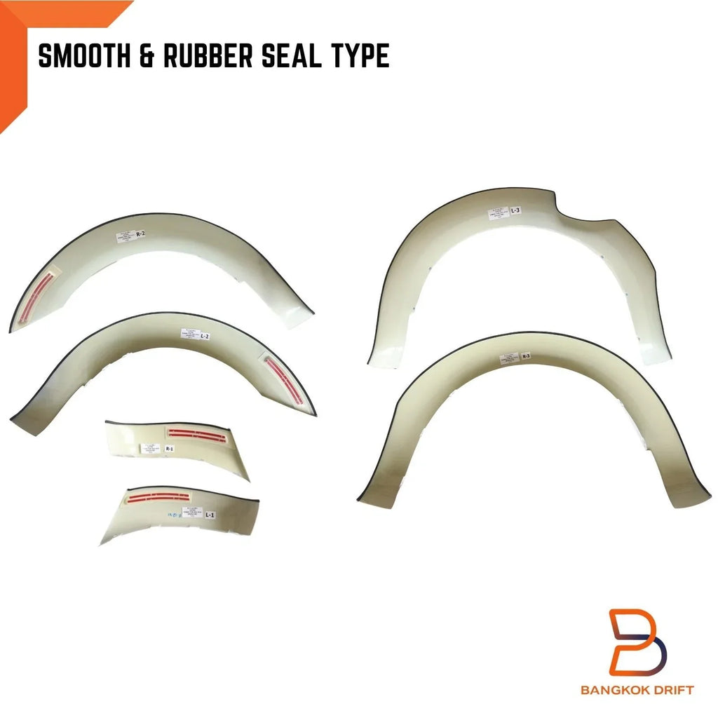 36C Metro Grey Fender Flares for Ford Ranger T6 PX1 (2012-2015)