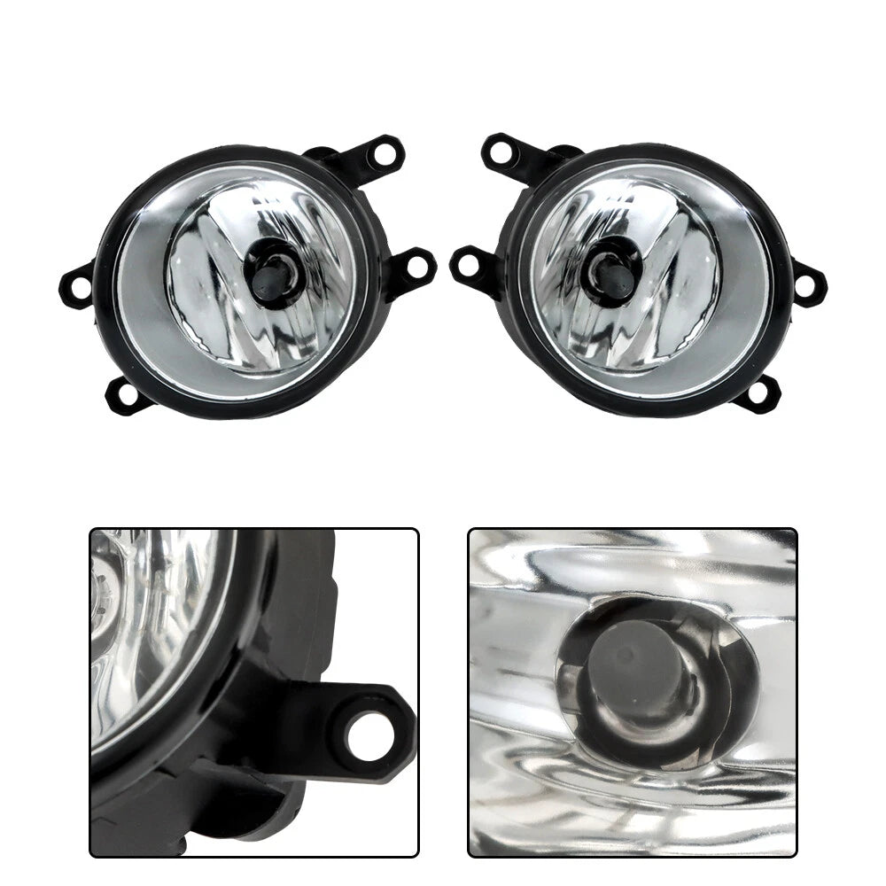 Clear Bumper Fog Lights with Wiring Harness for Toyota RAV4 (2009â2012)