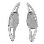 2X Steering Wheel Paddle Shifter Extension for Audi R8 RS3 RS4 RS5 TT RS (2007–2020) Grey