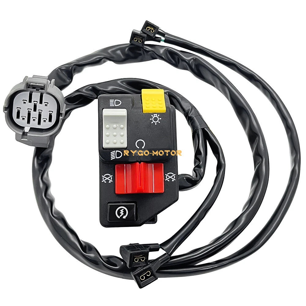 Handlebar Switch Start Kill Stop Headlight for Honda TRX700 TRX700XX (2008–2009)