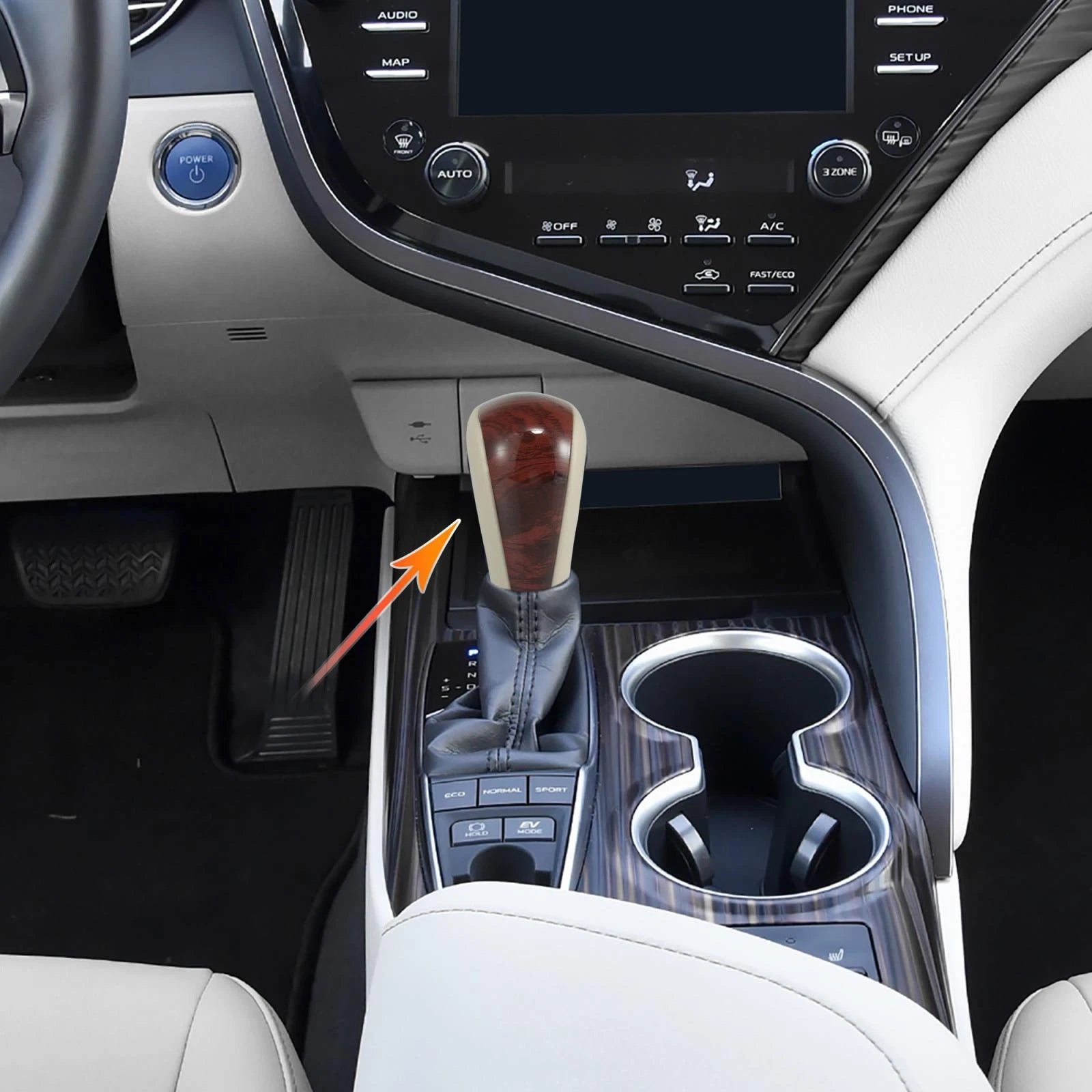 Wood Pattern Gear Shift Knob for Toyota Lexus 
