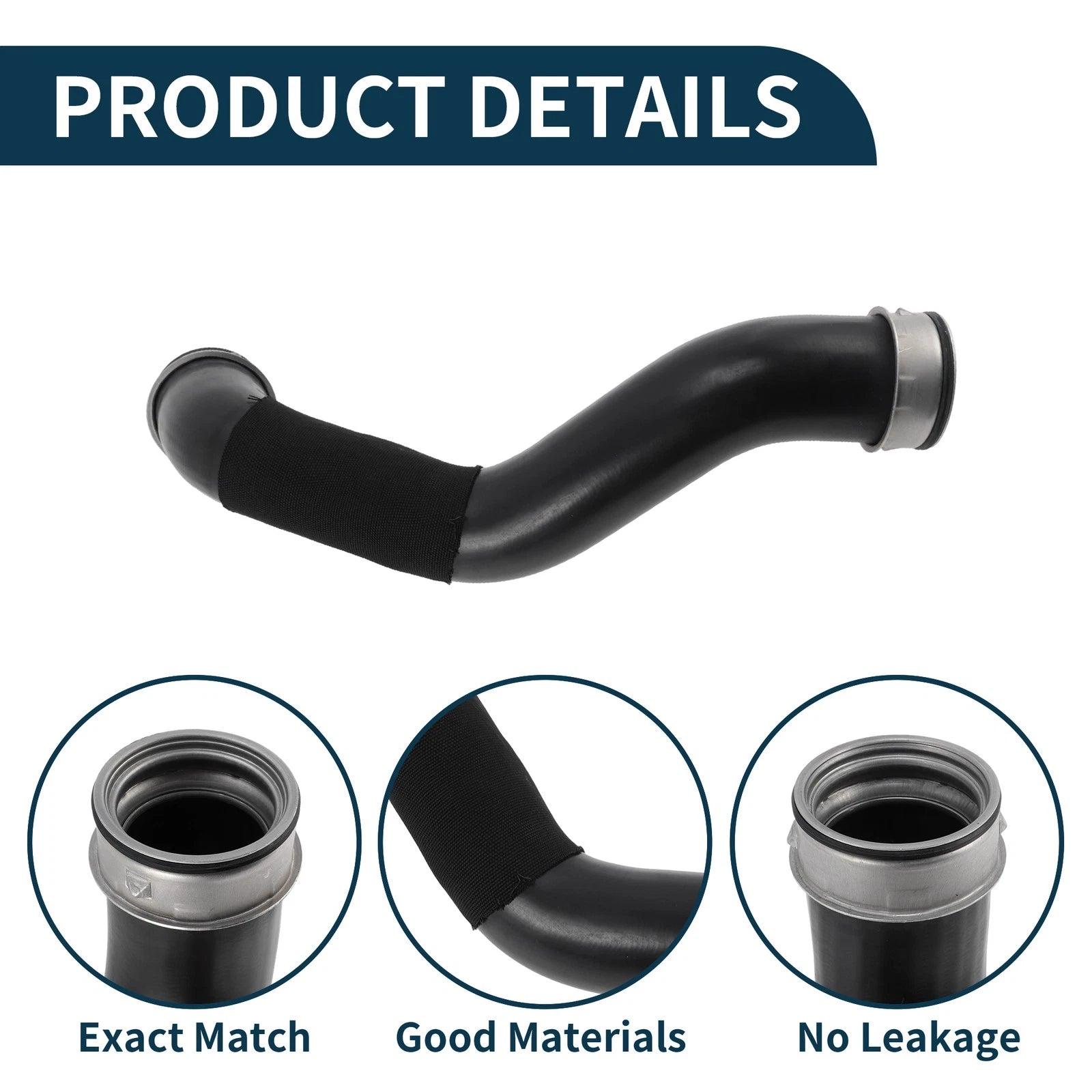 Radiator Hose for Mercedes-Benz E-Class W211 (2002–2009) No. 2115282482 Rubber