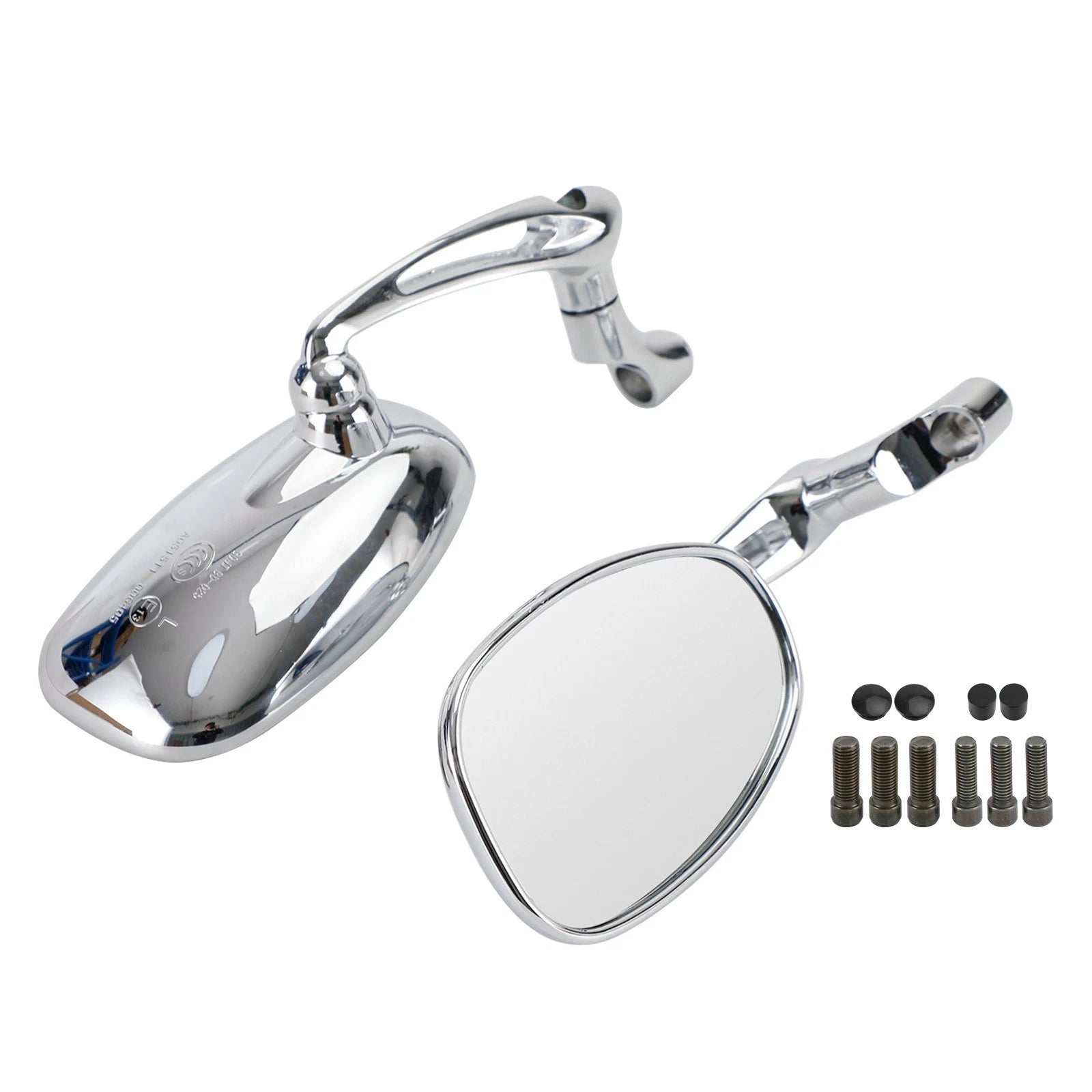 Cafe Racer Mirrors for Triumph Bonneville, Rocket, Scrambler, Thruxton, Street Twin (2001–2023)