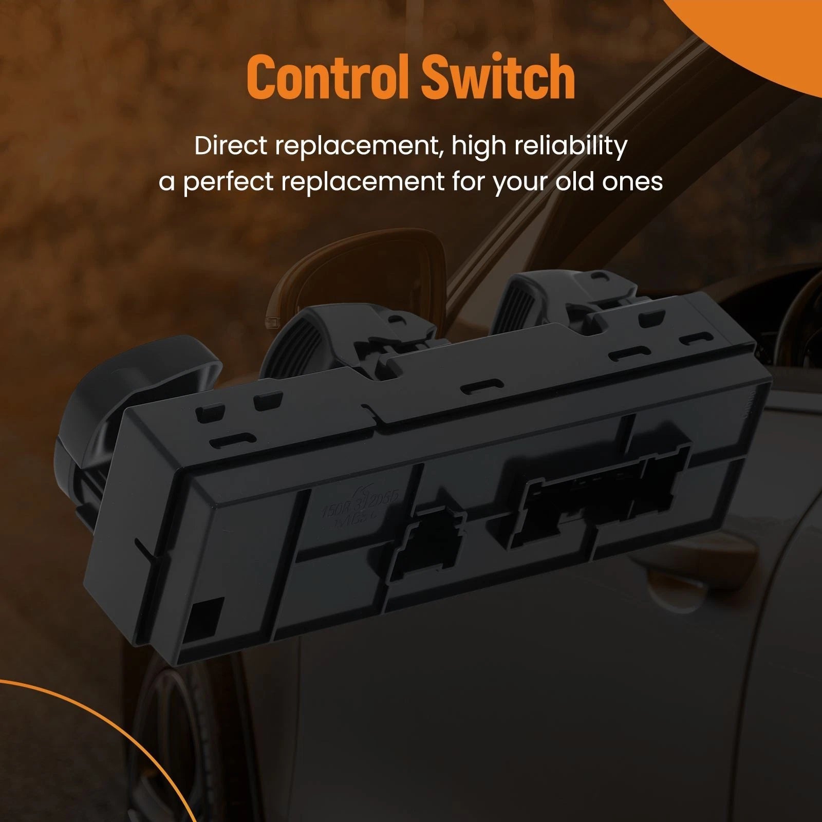 Driver Window Master Switch for Nissan Rogue Sentra (2013-2018) Black