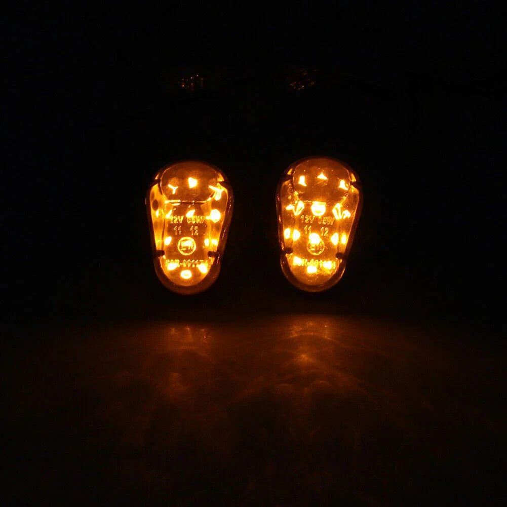 LED Amber Turn Signal Side Marker Lights  For Yamaha YZF-R1 R6 R6S