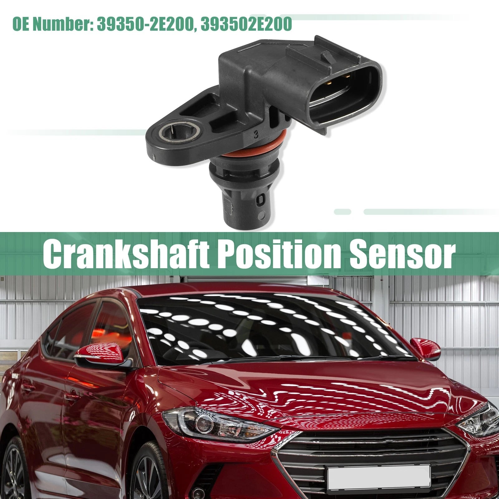 Crankshaft Position Sensor 39350-2E200 for Hyundai Elantra 2.0L (2017–2020)