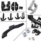 One Touch Saddlebag Latch Lids Hardware Covers for Harley Touring (2014–2020)