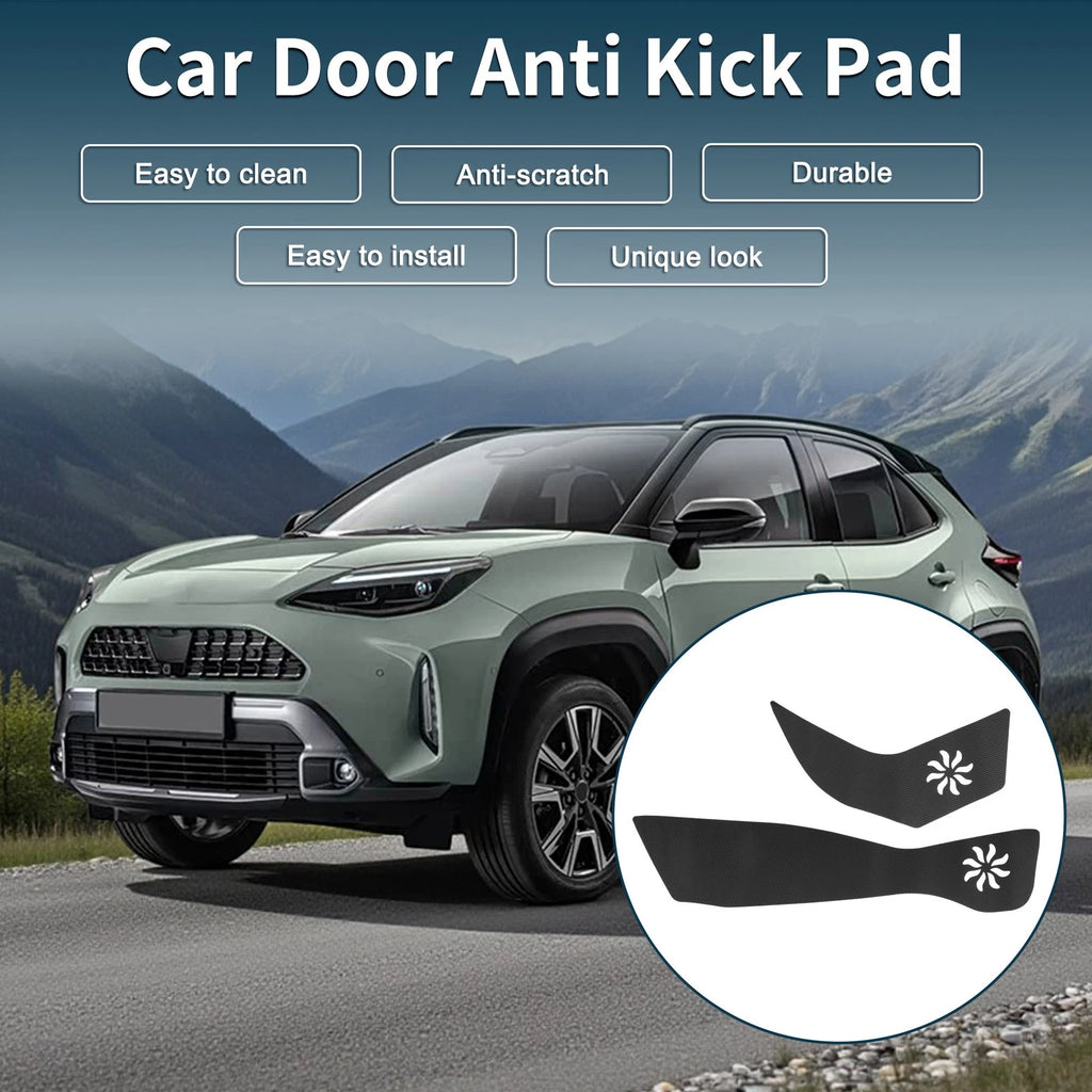 Leather Anti Kick Pad Sticker for Toyota Yaris Cross (2021–2023)