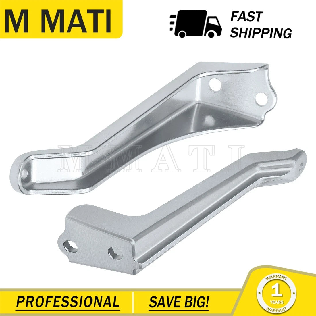 Set of 2 Rear Fender Bracket Mounts for Kawasaki KFX450R (2008–2014)