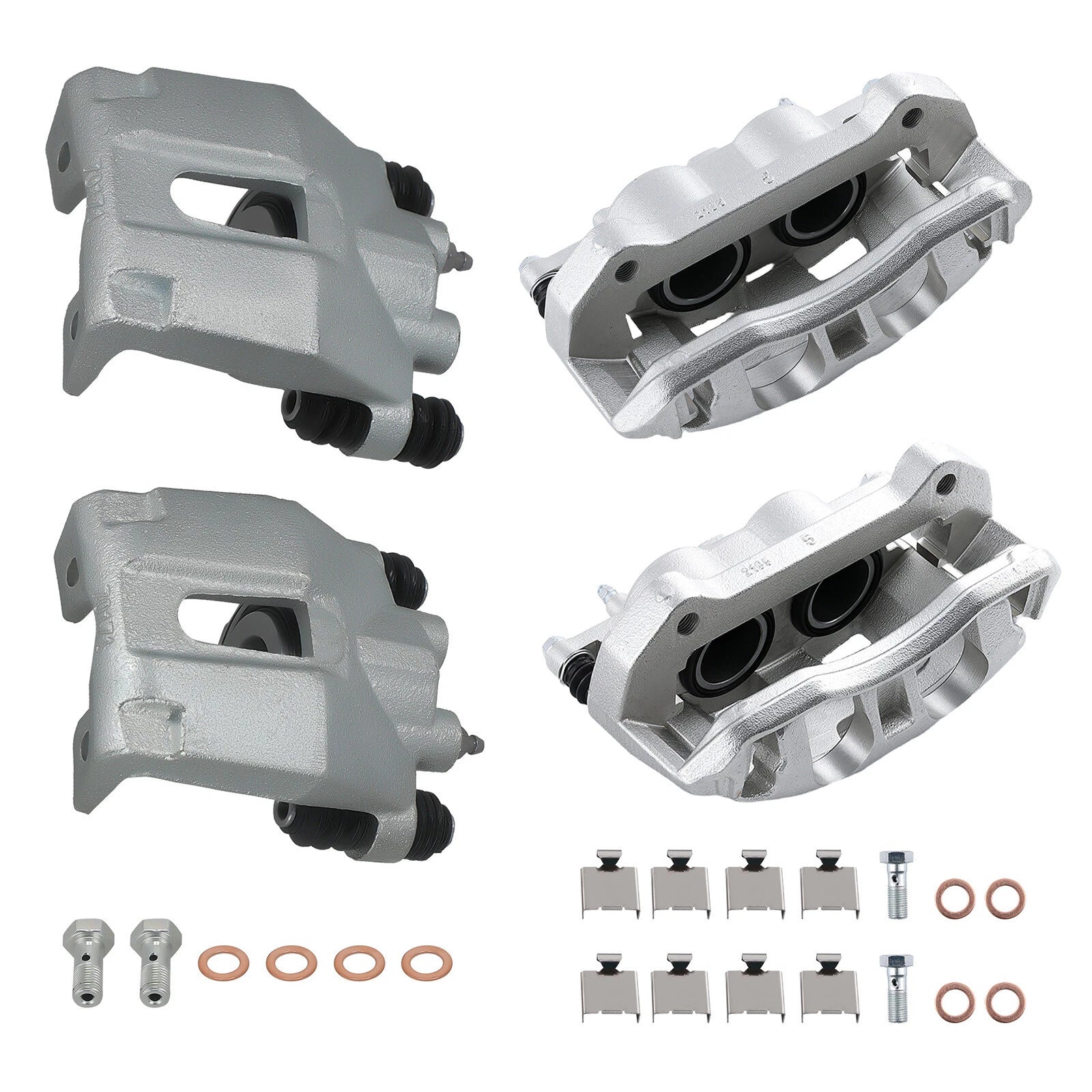 Set of 4 Disc Brake Caliper Assemblies for Ford F-150 (2010–2011)