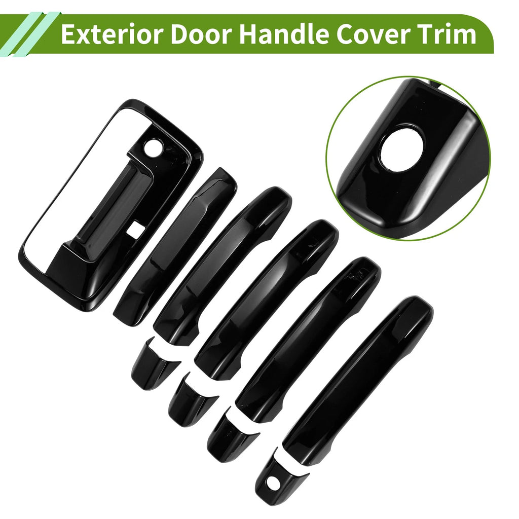 Exterior Door Handle Cover Trim for Chevrolet Colorado (2015–2023) Black