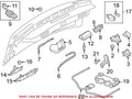 Trunk Lock Actuator Motor 4H0827505A for VW Audi