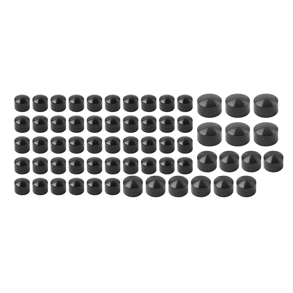 62X Engine Bolt Topper Cap Cover Kit for Harley Touring Softail M8 (2018–2024)
