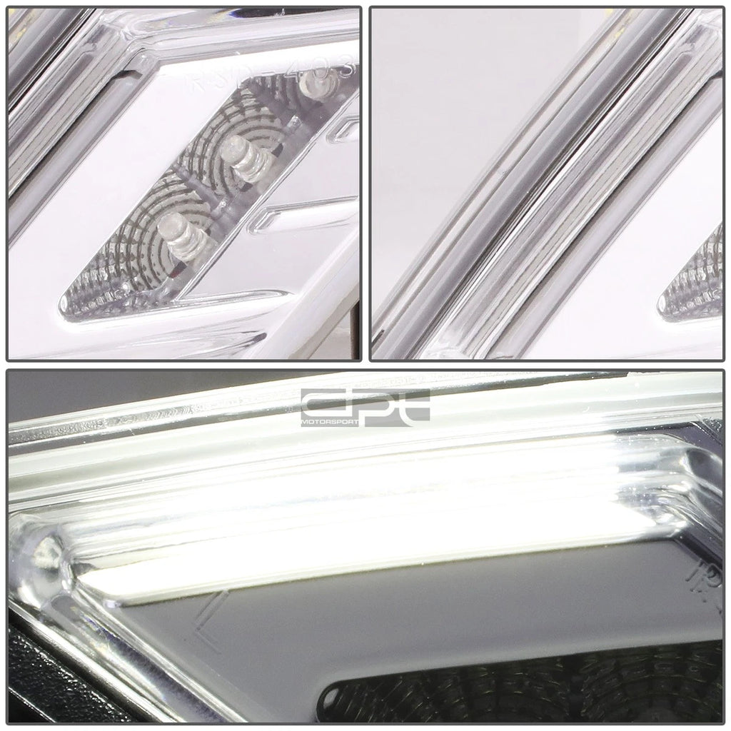 Pair Chrome Housing LED Side Marker Lights for Scion FR-S/GT86/Subaru BRZ (2013–2016)