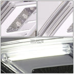 Pair Chrome Housing LED Side Marker Lights for Scion FR-S/GT86/Subaru BRZ (2013–2016)