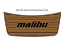 Swim Platform Step Pad for Malibu 23 LSV (2006–2009) EVA Foam Teak Deck