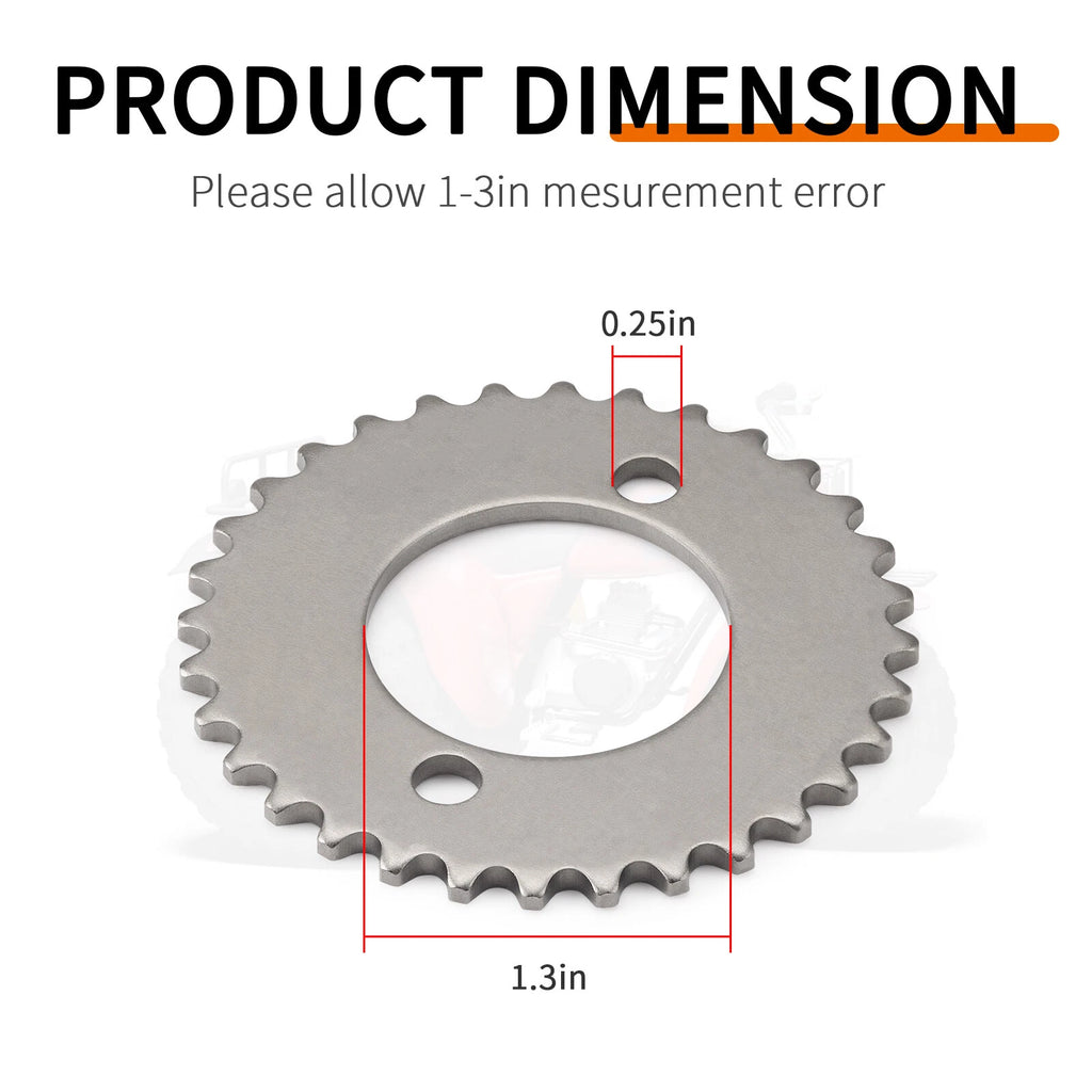 Timing Chain Guides & Cam Chain Sprocket for Honda ATC185S ATC200 (1981–1983)