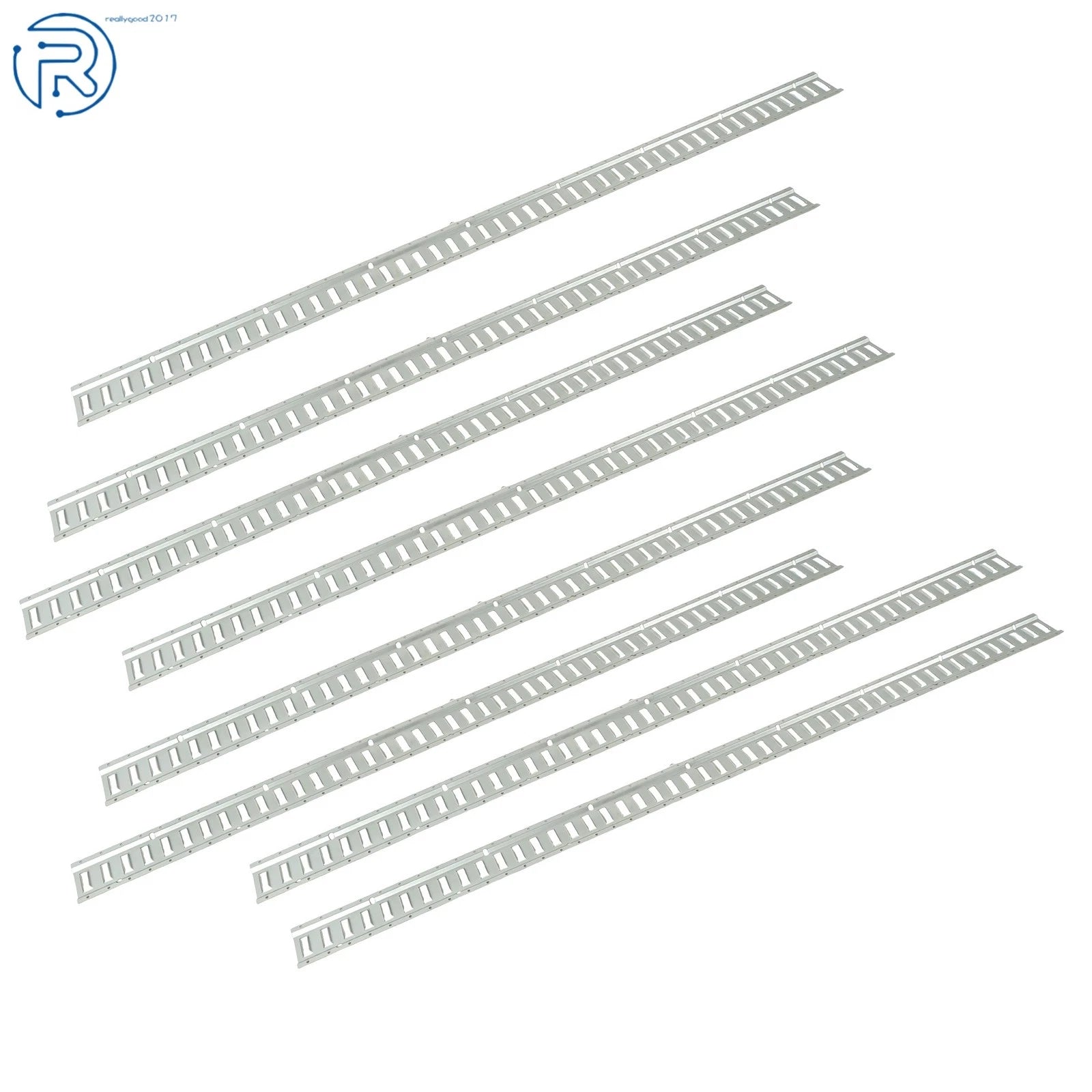 Set of 8 E Track Tie Down Rails for Heavy Loads (8')