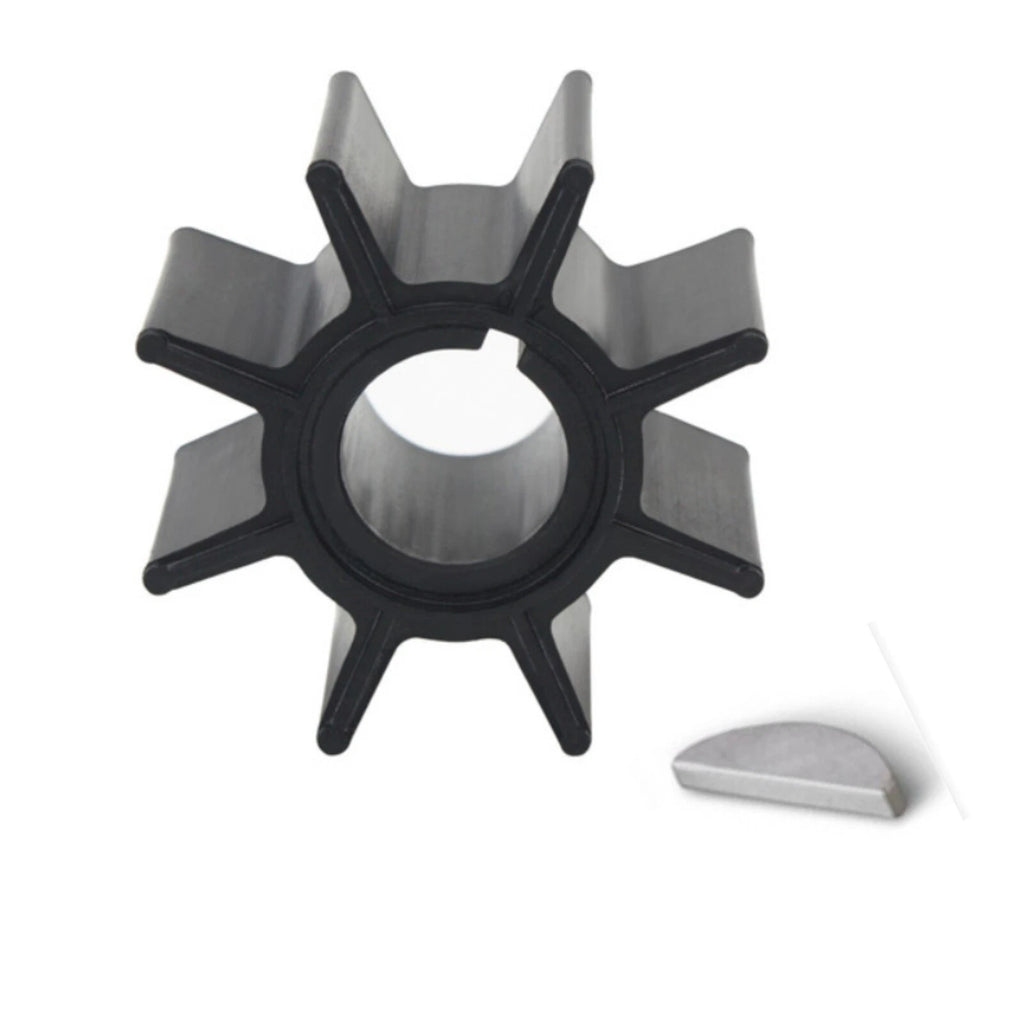 Water Pump Impeller with Key 334-65021-0 for Tohatsu Nissan 9.9/15/20HP (1990–2023)