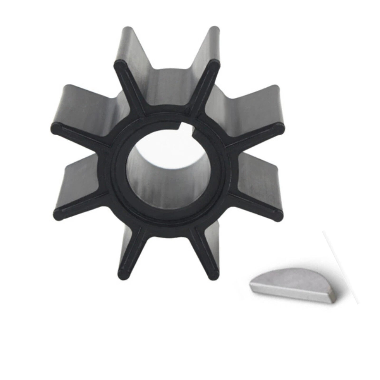 Water Pump Impeller with Key 334-65021-0 for Tohatsu Nissan 9.9/15/20HP (1990–2023)