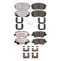 PowerStop Front & Rear Carbon Fiber Disc Brake Pads Kit for Kia Forte (2019–2023)