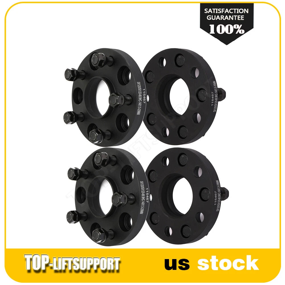 Set of 4 Hub Centric 20mm Wheel Spacers for Chevrolet Corvette C8