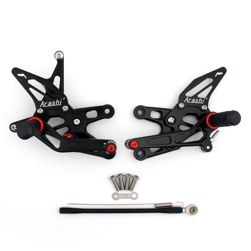 Rearset Rear Set for Kawasaki ZX10R (2006–2007) Black AV