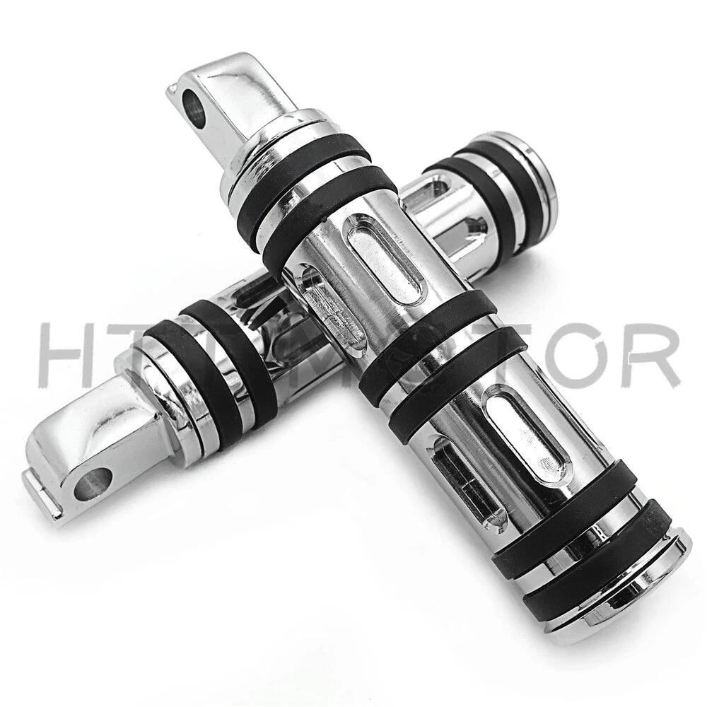 Chrome Edge Cut Footpegs for Victory Hammer (2004–2017)